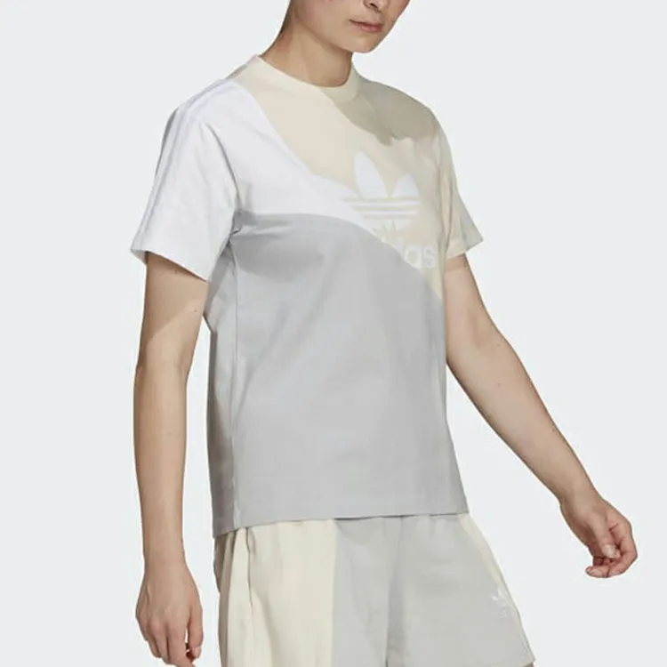 Adidas Originals Drop Shoulder Sleeve T Shirt Women's Multicolor-1