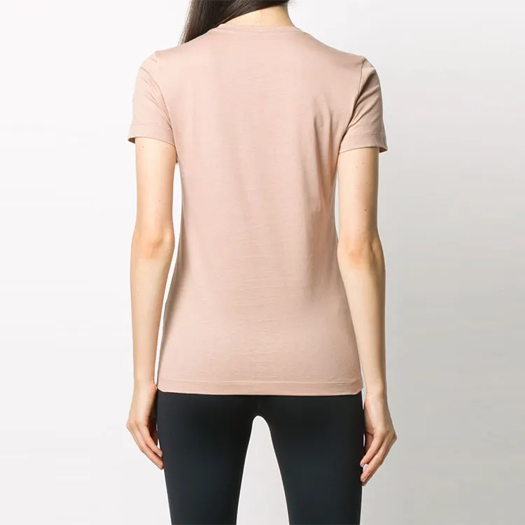 Moncler T Shirts Women's Pink-3