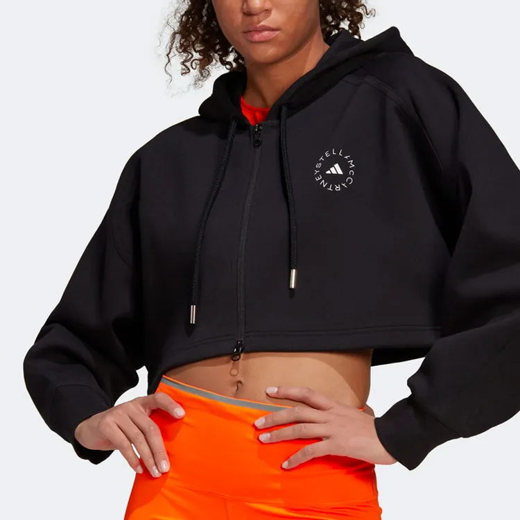 Stella Mccartney X Adidas Cropped Coats Women's Black-4