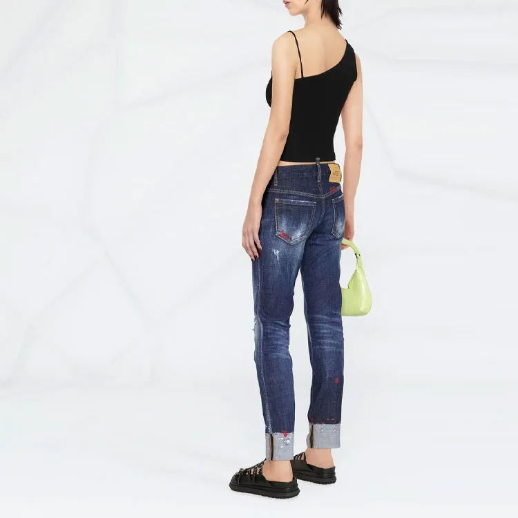 DSQUARED 2 Distressed Skinny Fit Jeans-2