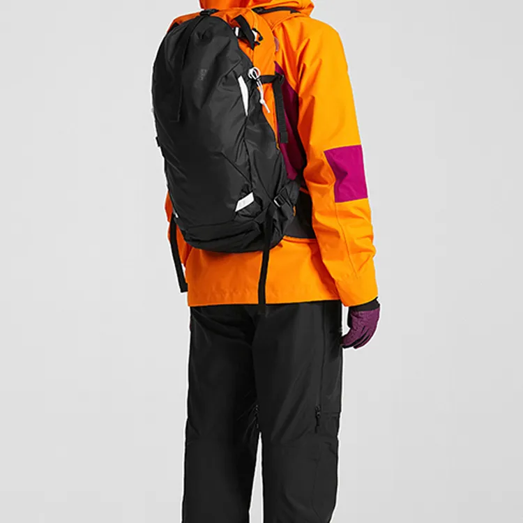 THE NORTH FACE Polyester Backpack Regular Unisex Black/Orange-5