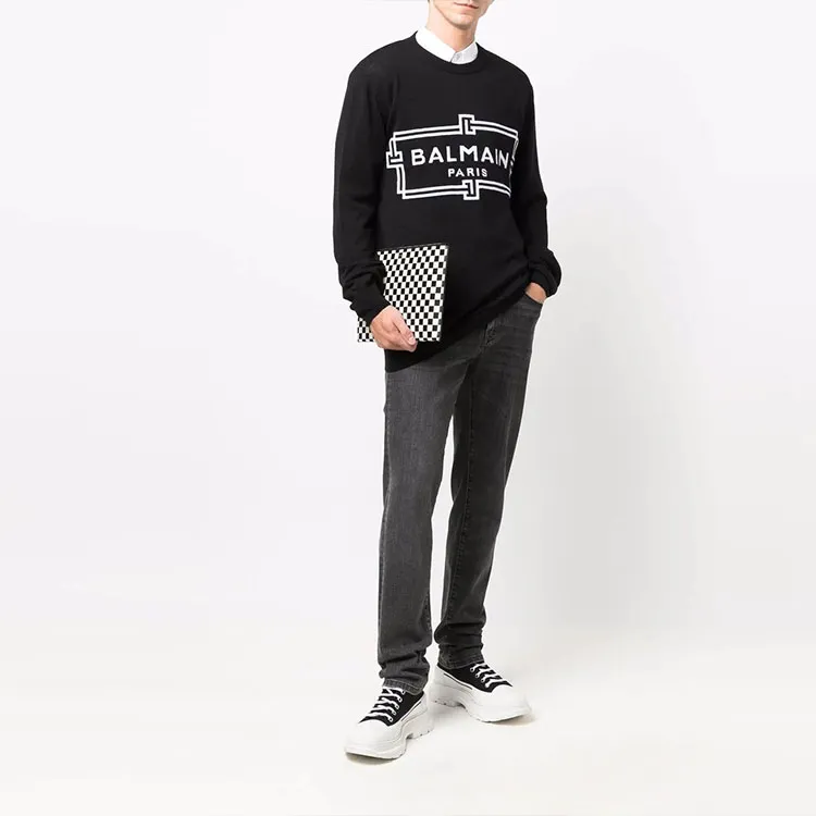 BALMAIN Sweaters Men Black-1