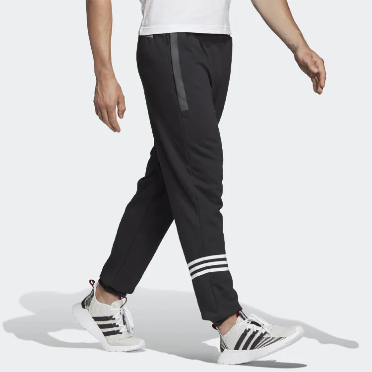 Adidas Knitted Sweatpants Men Black-4