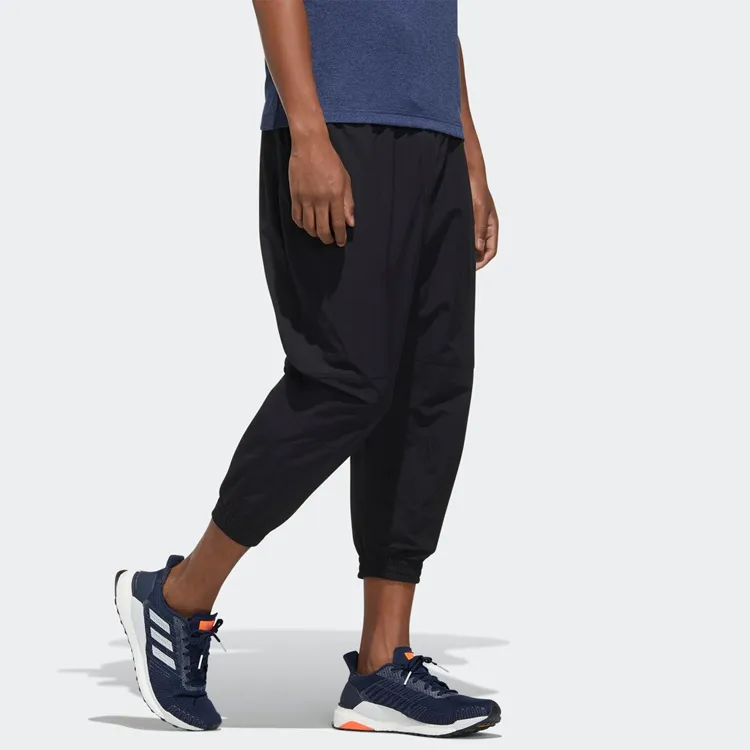 Adidas Qi White Stone Co branded Model Knitted Sweatpants Men Black-5