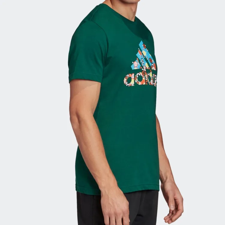 Adidas T Shirt Men's Forest Green-5
