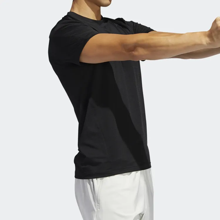 Adidas Set-in Sleeve T-Shirt Men's Black-2