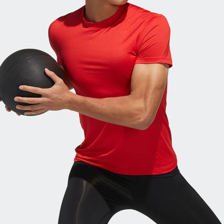 Adidas T Shirt Men's Light Scarlet-4