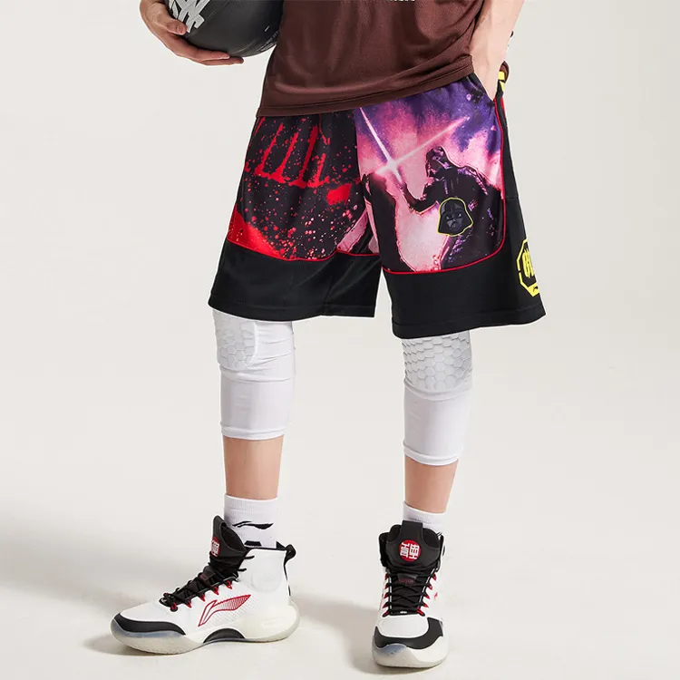 LiNing Disney Casual Shorts Men's Black-2