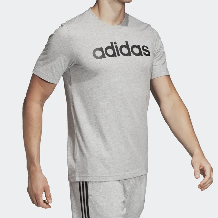 Adidas T Shirt Men's Medium Heather Gray-2