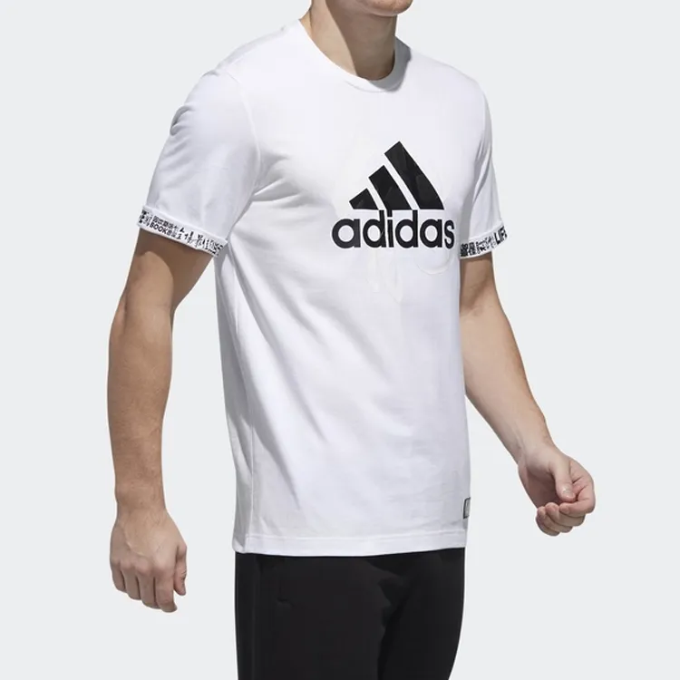 Adidas T-Shirts Men White-5