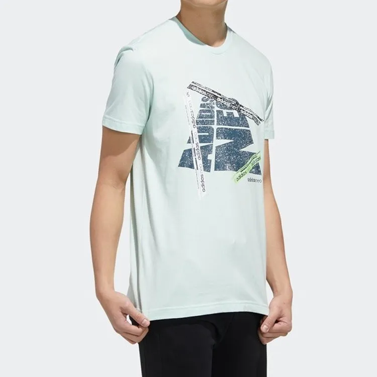 Adidas Neo T Shirt Men's Symbol Green-4