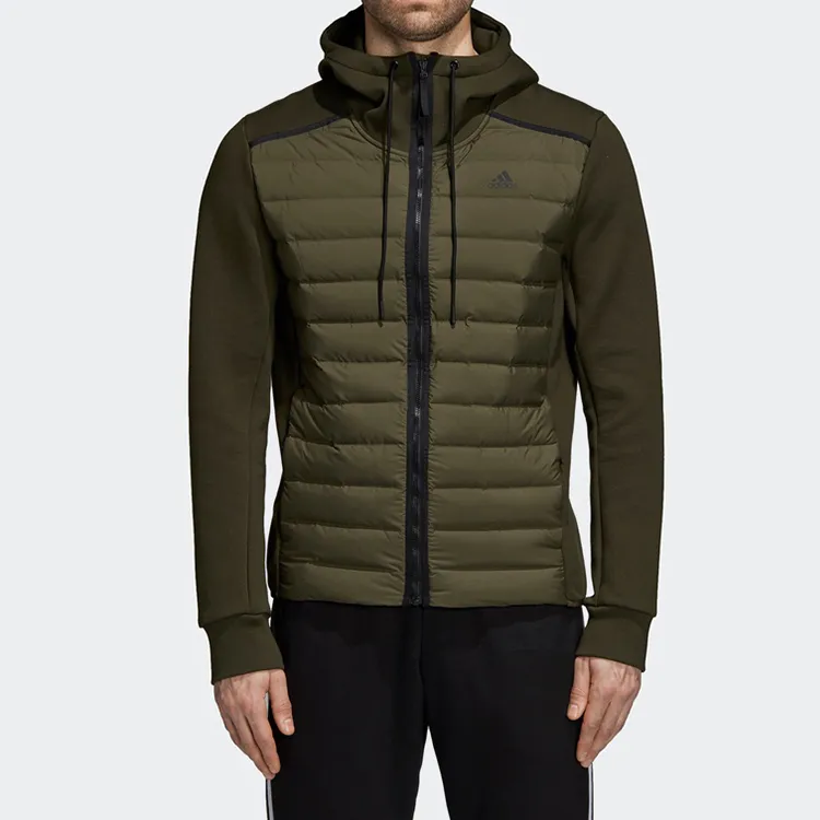 Adidas Down Jackets Men Night Cargo Green-3