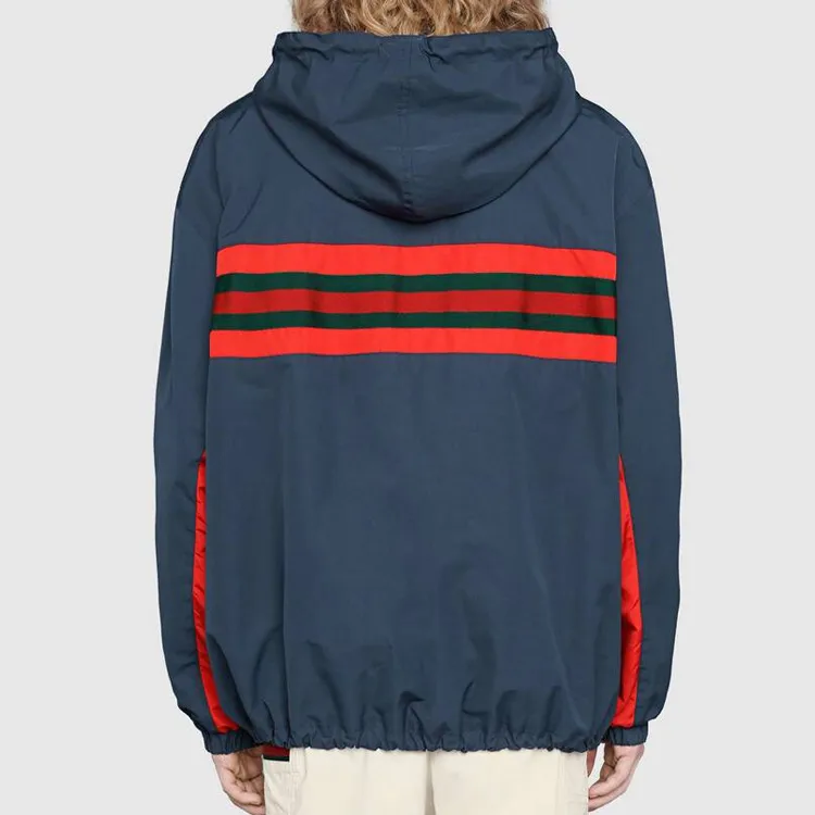GUCCI Jackets Men Blue-4