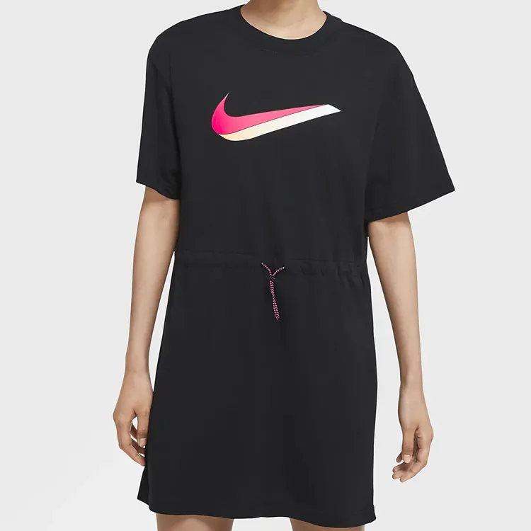 Nike Short Sleeved Dress Women's Black-3