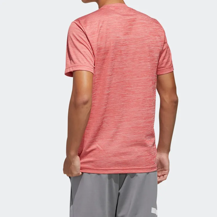 Adidas T Shirts Men Pink-2