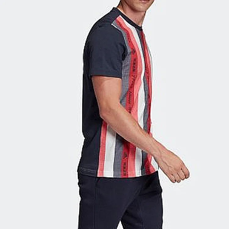 Adidas T Shirts Men Light Scarlet-5