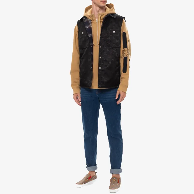 GUCCI Sweatshirts Men Camel-4