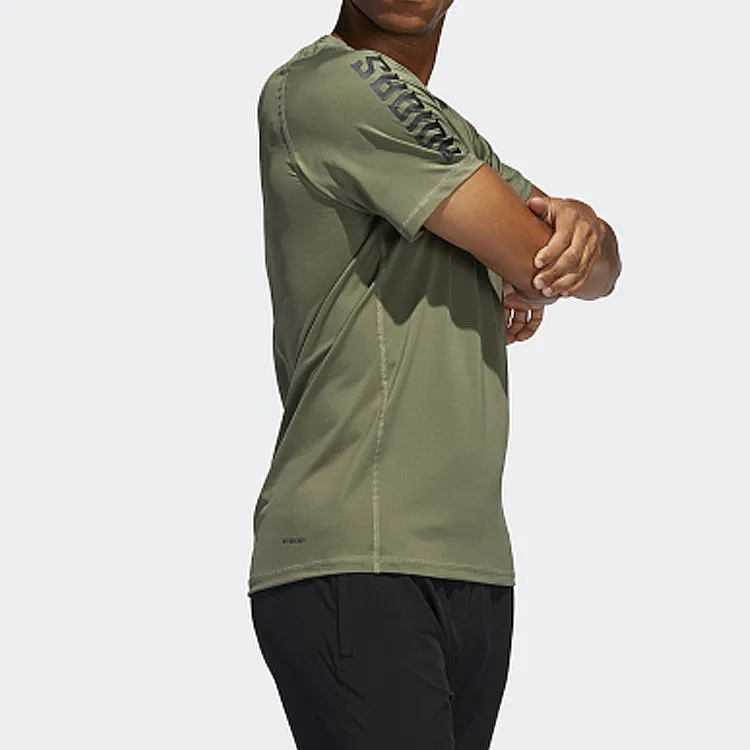 Adidas T Shirts Men Ruins Green-5