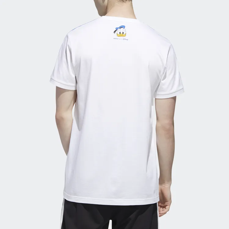 Adidas Neo Set-in Sleeve T-Shirt Men's White-4