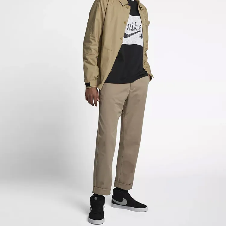 Nike Dri Fit Casual Pants Men Khaki-5