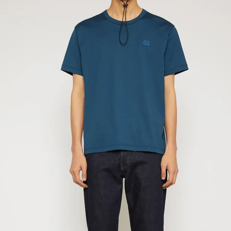 Acne Studios T Shirts Unisex Midnight Blue-3