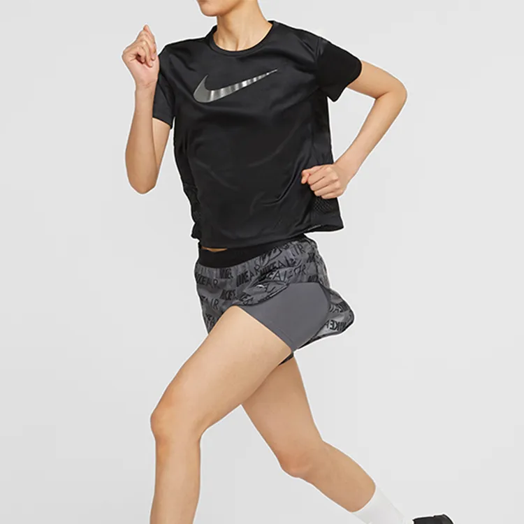 Nike Set in Sleeve T Shirt Women's Black-2