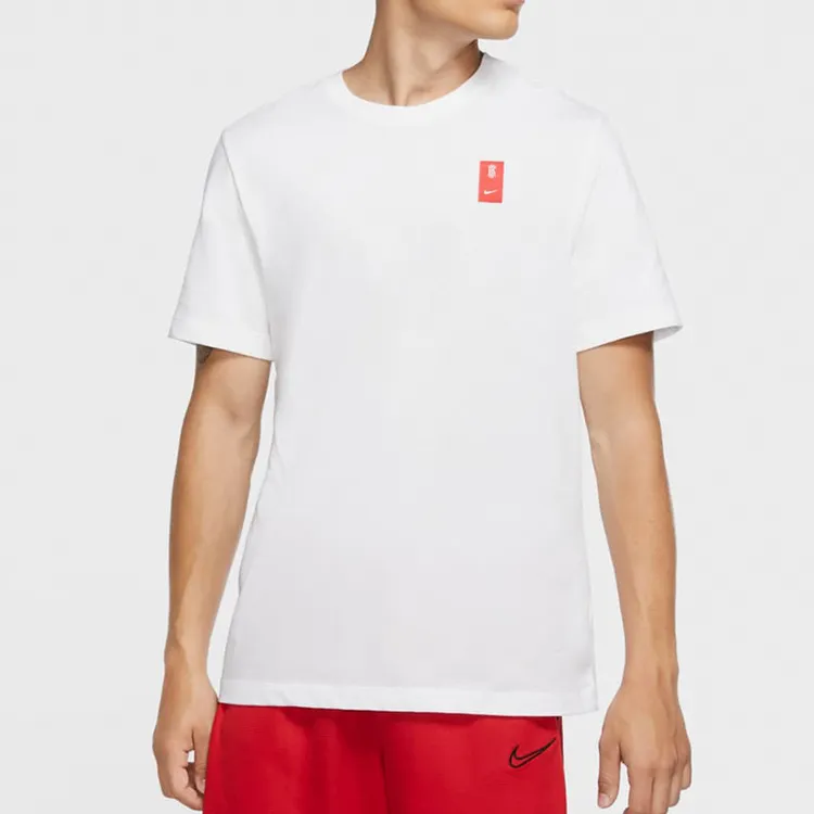 Nike T Shirts Men White-2