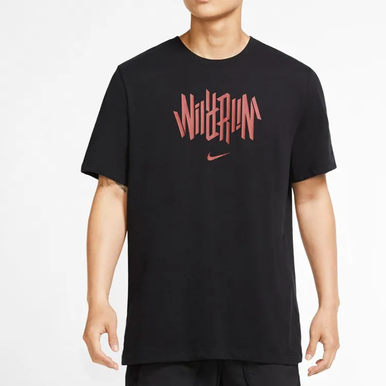 Nike Petal Sleeve T Shirt Men's Black-3
