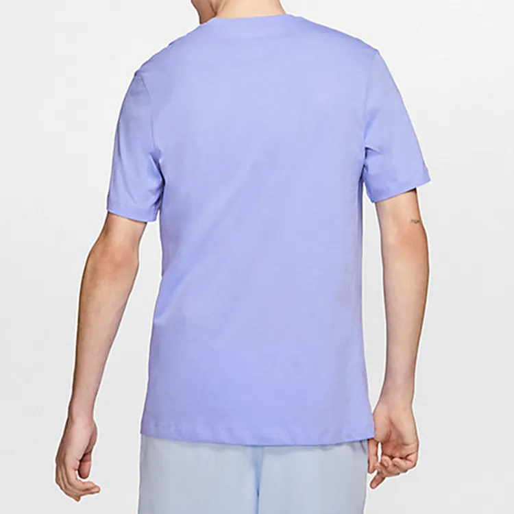 Nike T Shirts Men Light Purple-4