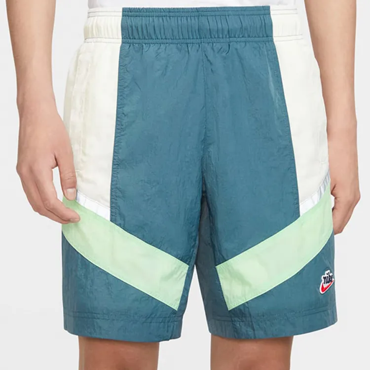Nike Casual Shorts Men Sail White/Gray Green/Calming Cucumber Green-2
