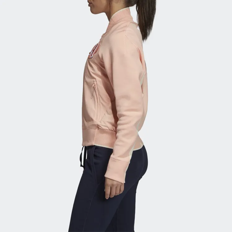 Adidas Jackets Women's Glossy Pink/Linen Brown-4