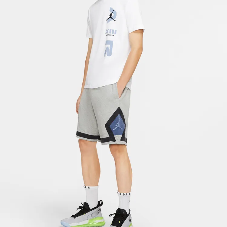 Jordan LEGACY AJ13 DIAMOND Casual Shorts Men Toned Dark Gray/Black-4