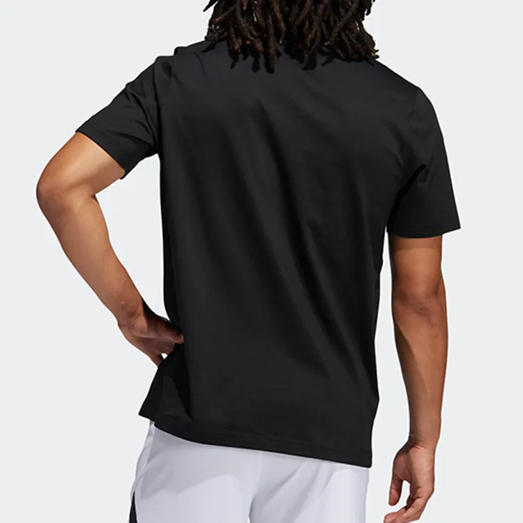 Adidas T Shirts Men Black-2