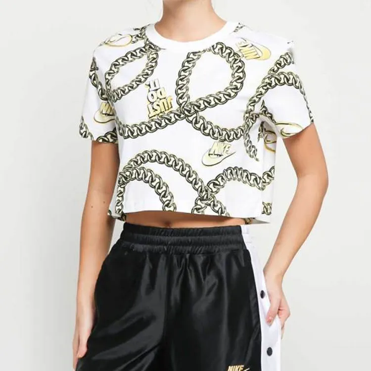 Nike T Shirts Women's White-2