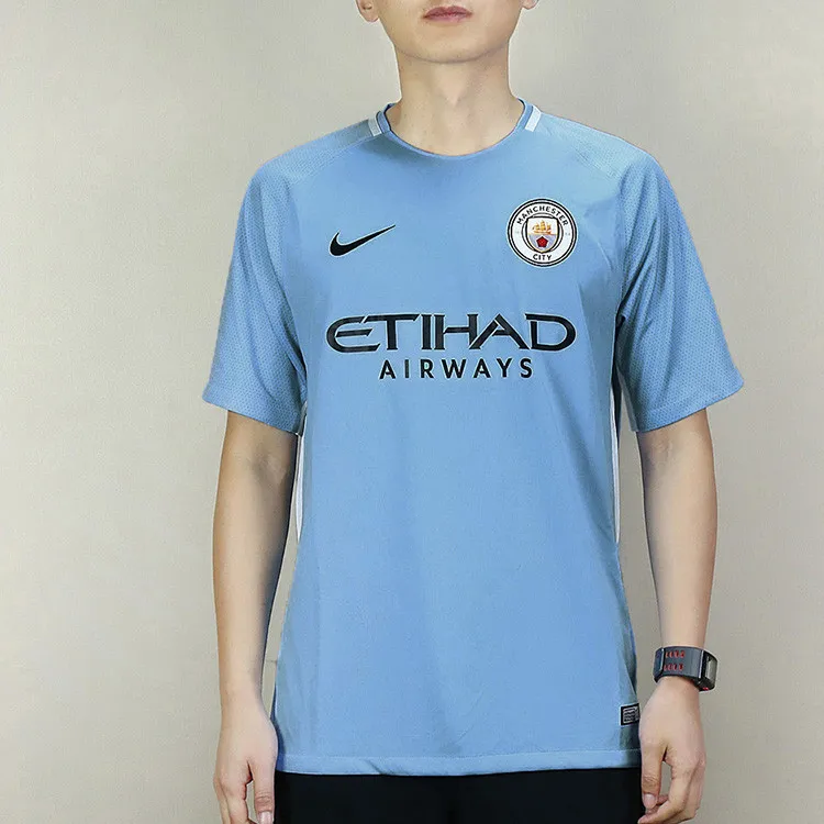 Nike T Shirt Fan Edition Men's Lake Blue-3