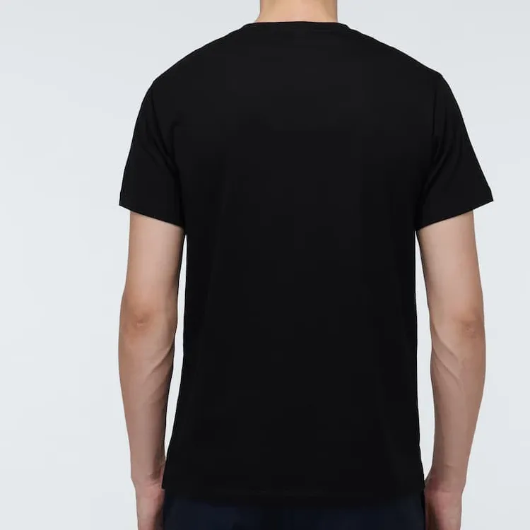 LOEWE Logo Embroidered Crewneck T Shirt-7