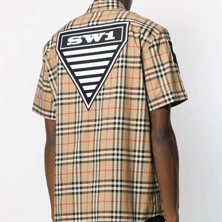 Burberry Shirts Men Brown-1