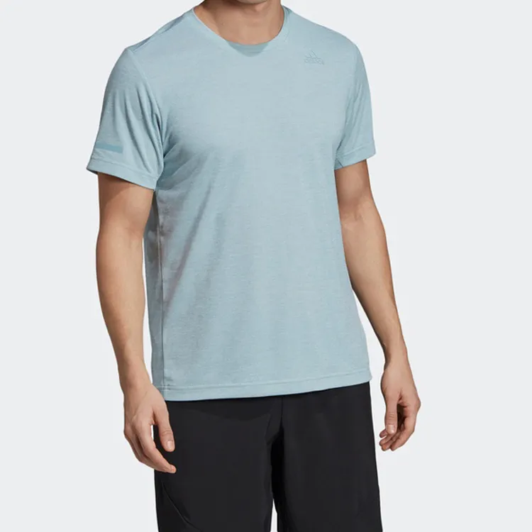 Adidas T Shirts Men Smoke Gray-2