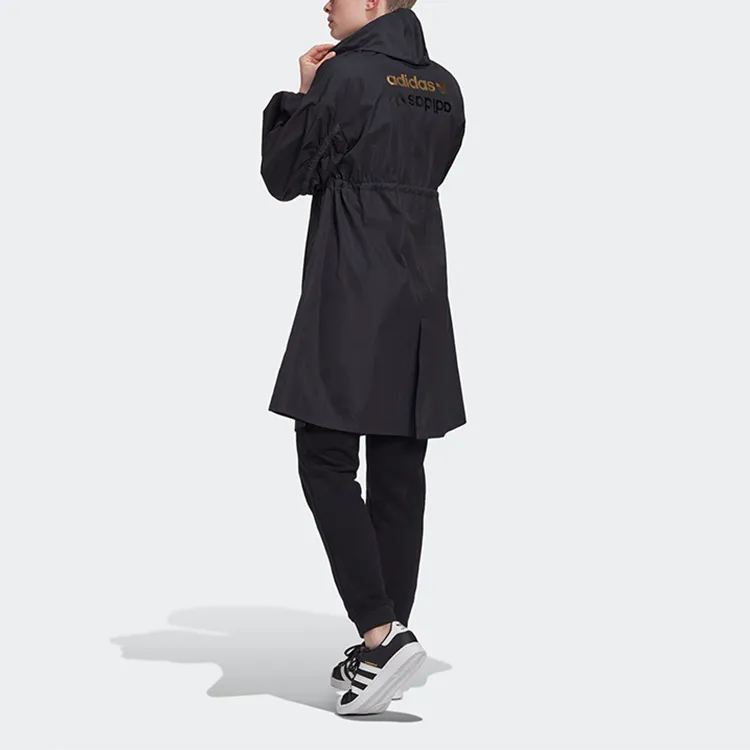 Adidas Originals Trench Coats Women's Black-3