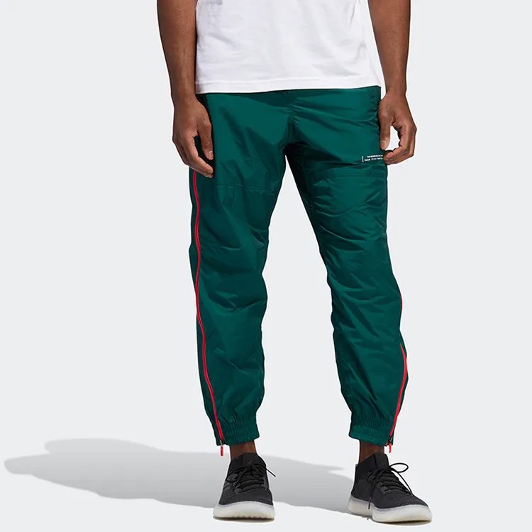 Adidas Knitted Sports Pants Men's Green-3