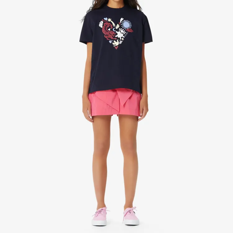 KENZO T-Shirts Women's Navy Blue-3