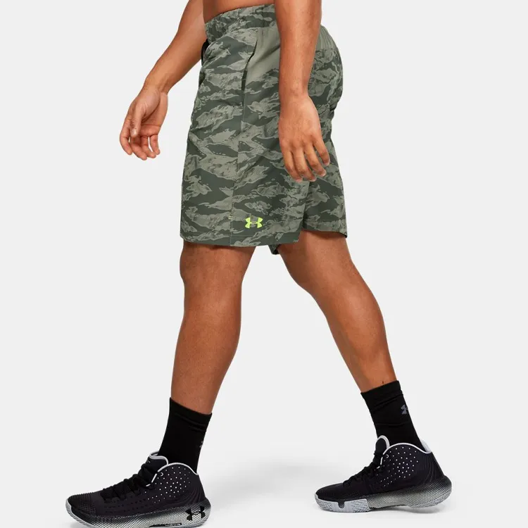 Under Armour Baselin Casual Shorts Men Green-5