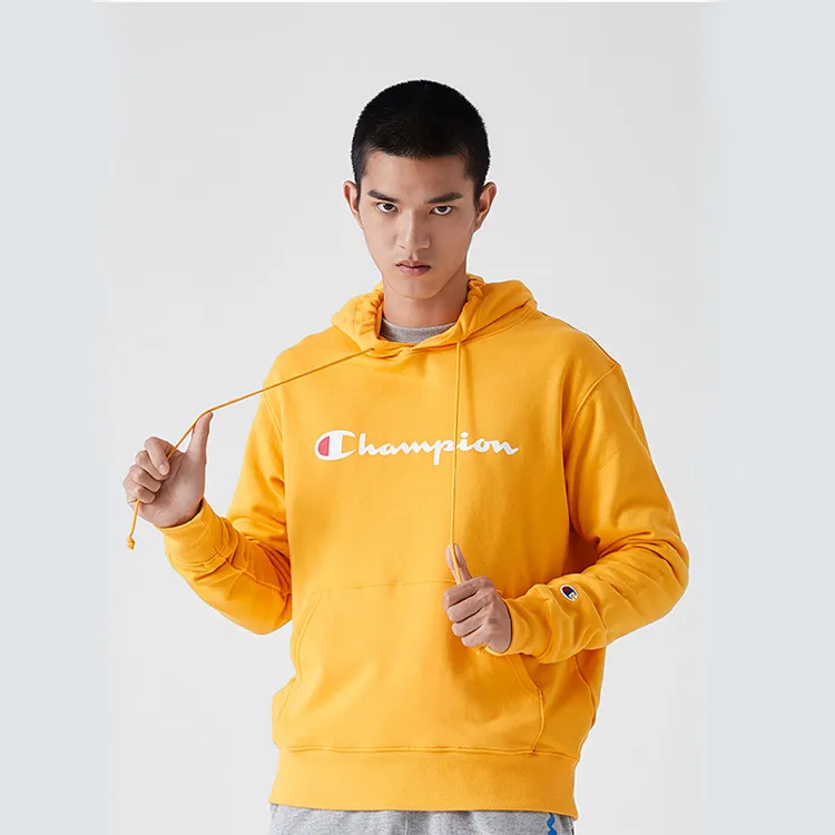 Champion Sweatshirt Japan Version Unisex Yellow-2