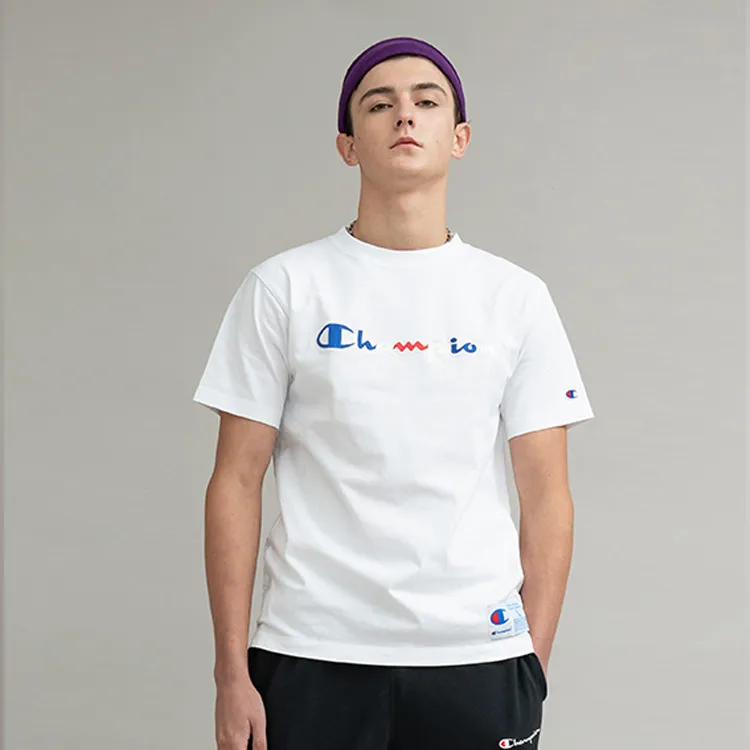 Champion T Shirt Japan Version Unisex White-5
