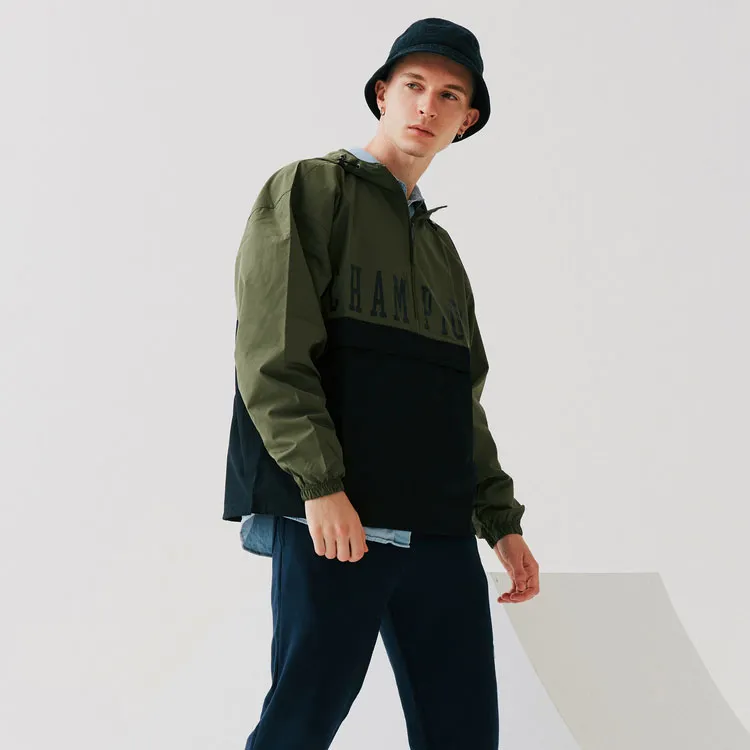 Champion Loose Fit Jacket US Version Unisex Green-5