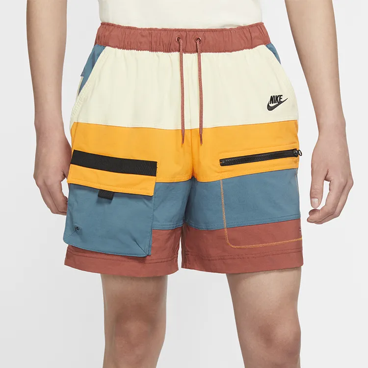 Nike Casual Shorts Men Earth Rock Red-3