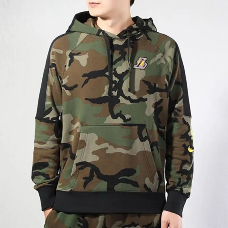 Nike Lakers Men's Pullover Camouflage Green-2