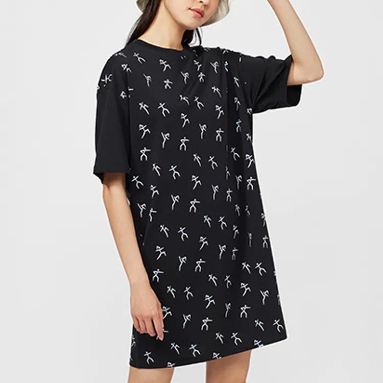 New Balance Short Sleeved Dresses Women's Black-3