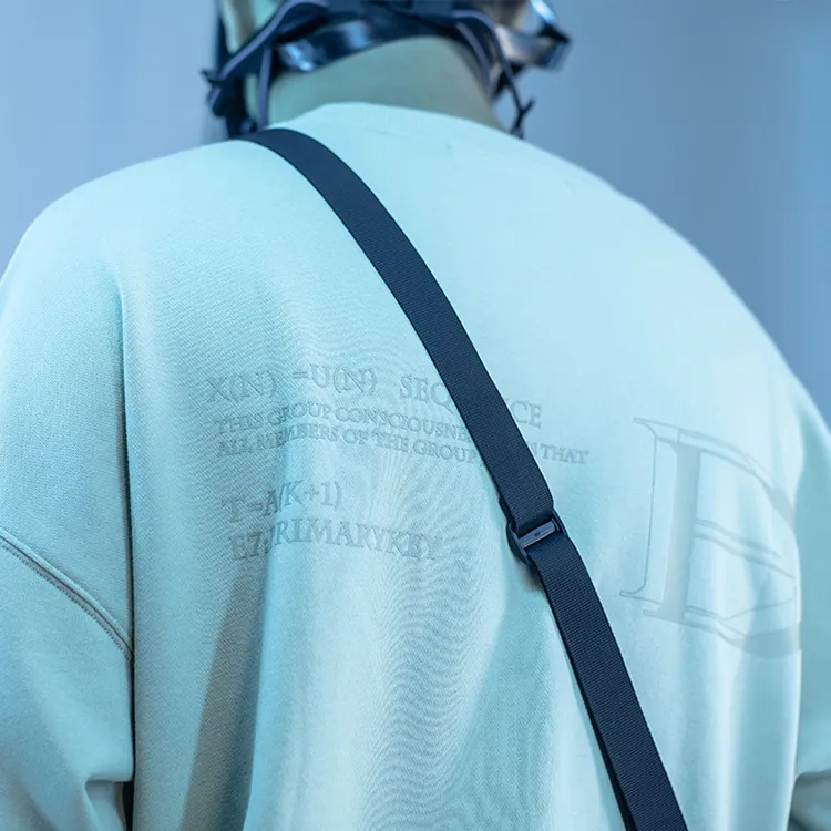 ENSHADOWER Crew Neck Loose Fit Sweatshirt Unisex Khaki-4