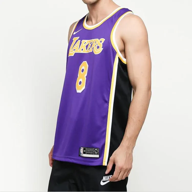 Nike X NBA Basketball Jerseys Men Purple-2